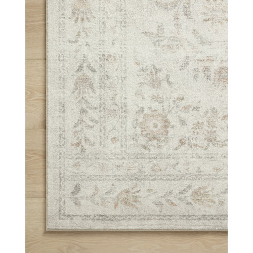 Rifle Paper Co. x Loloi Courtyard Yellow / Multi Area Rug feat